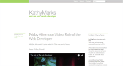Desktop Screenshot of kathymarks.com